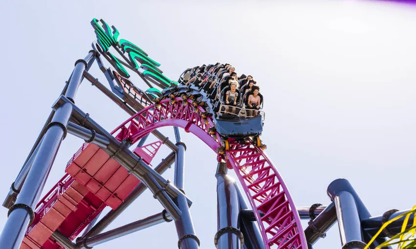 The DC Rivals HyperCoaster at Movie World